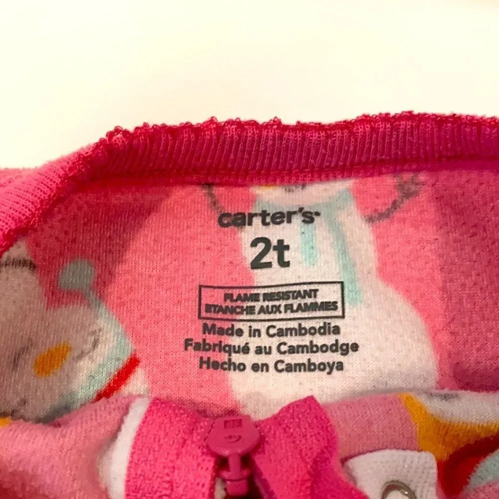 Christmas Sleeper Carters Girls 2T